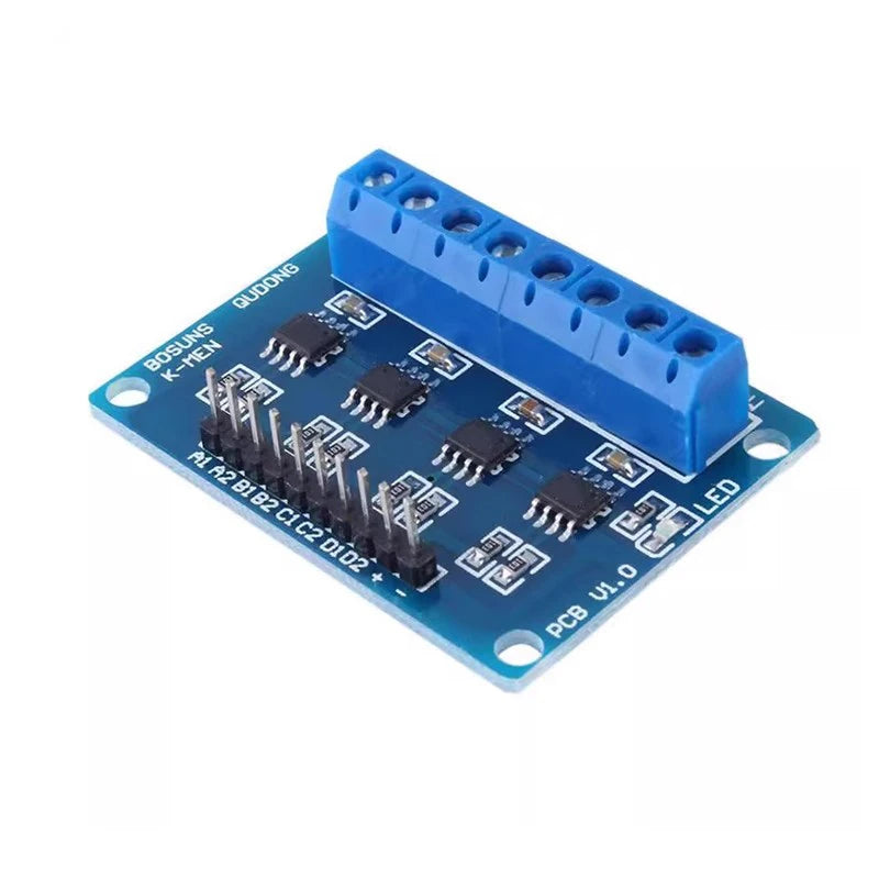 L9110S 4-Channel DC Motor Driver Module Dual H-Bridge 2.5V–12V 800mA for Robotics