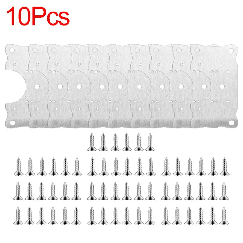 Stainless Steel Hinge Repair Plate for Cabinet Door Fixing