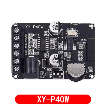 Stereo Bluetooth Power Amplifier Board 12V/24V High-Power Digital Module XY-P15W XY-P40W