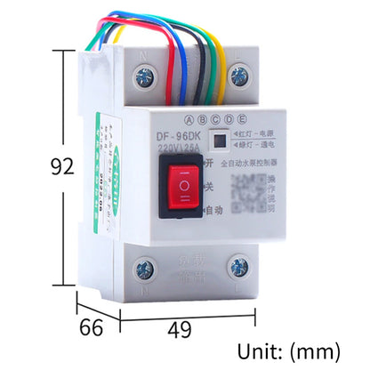 Automatic Water Level Controller Switch Sensor AC 220V 25A Water Pump Controller Electrical Equipment & Supplies Parts
