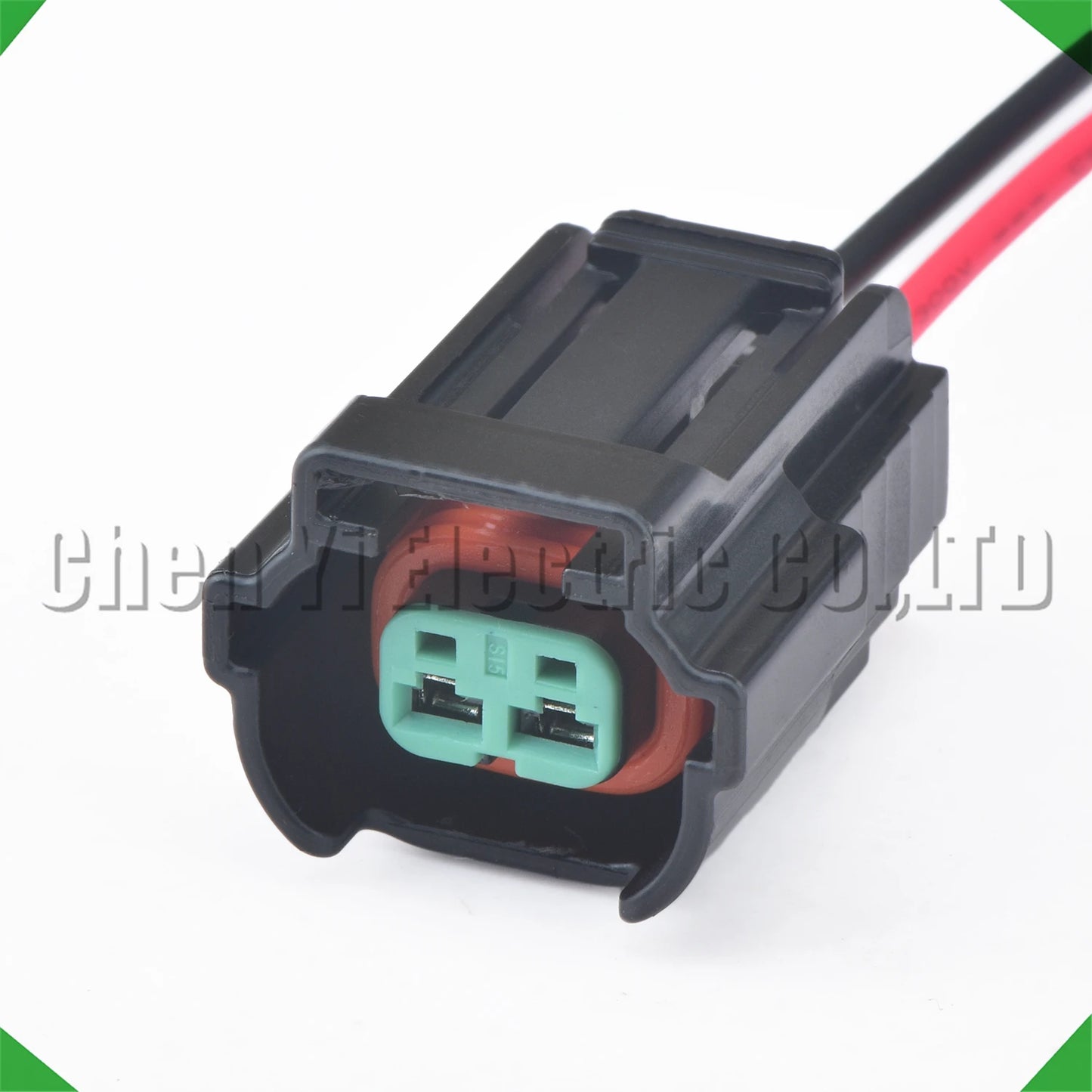 2 Pin Fuel Injector Connector 06A973722 8E0973722 6189-6872 for VW Audi with 15cm Wire