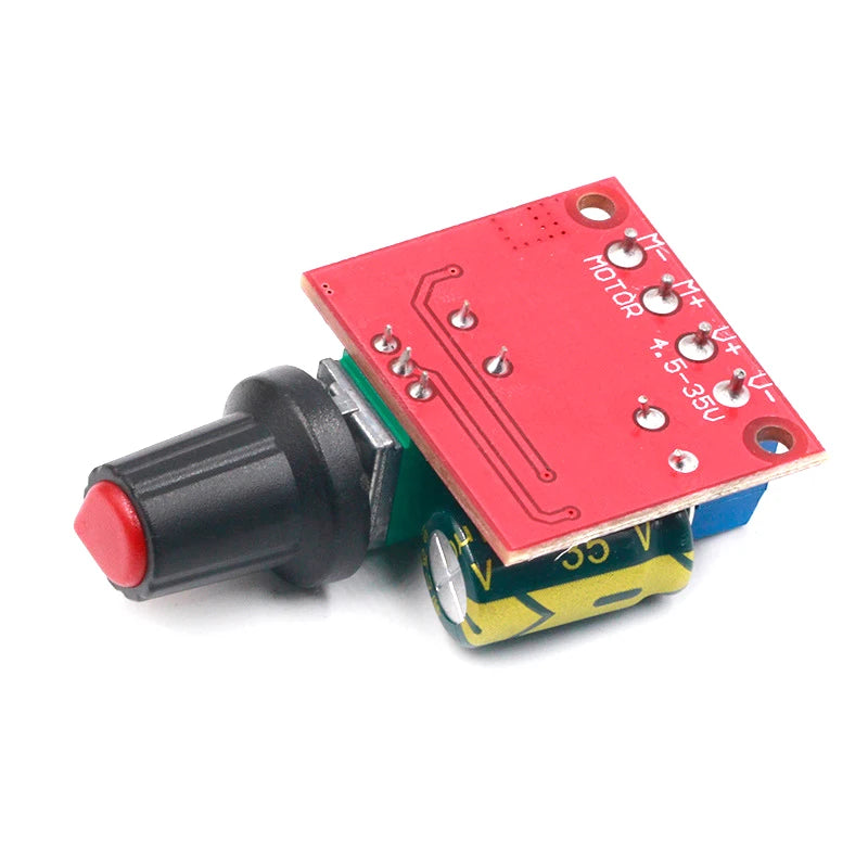 1PC DC-DC 4.5V-35V Low Voltage Motor Speed Controller 5A 90W PWM 12V DC Motor Speed Controller Module Adjustable Drive Module