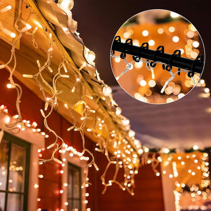 20-100pcs Plastic S-shaped Hook Gutter Heavy Duty Clip Hanging Hook For Xmas Wedding Outdoor Securing Lights String Light Hook