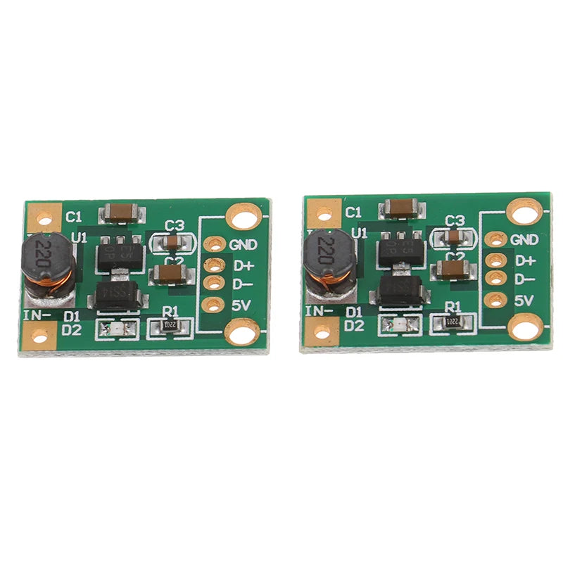 5V DC DC Converter Step Up Power Supply DC-DC Booster Boost Buck Converter Board Step-Up 500MA Voltage Regulator 0.9V-5V to 5V
