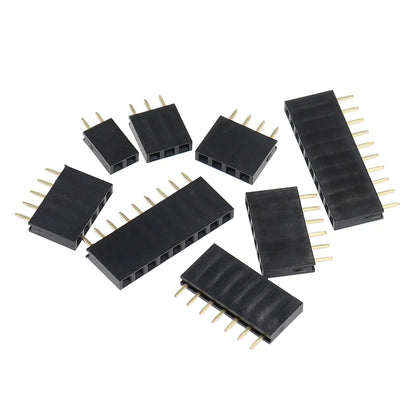 5PCS Single Row Female Pin Header Socket 2.54mm Pitch 1-40P Connector