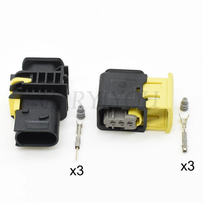 3-Pin 1.5mm Waterproof Female Connector 1-1418448-1 1-1670730-1 DJ70380A-1.5 for Mercedes-Benz