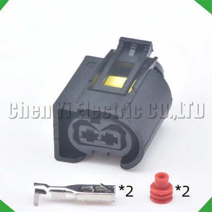 2 Pin Ignition Coil Waterproof Connector Wire Harness Plug Automotive