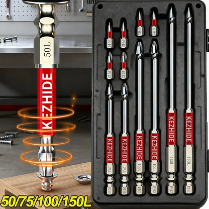 Magnetic Screwdriver Drill Bit Set Alloy Steel Impact Resistant Tips