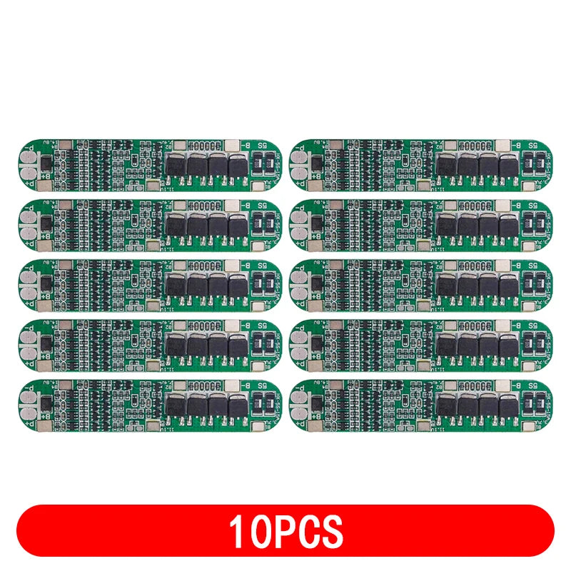5S 18.5V–21V 15A BMS 18650 Lithium Battery Protection Board for Solar Lighting