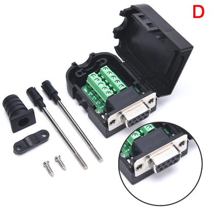 DB9 RS232 RS485 Connector 9 Pin Male Female Breakout Terminal