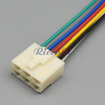 6.3mm Series 6-Pin Automotive Connector DJ7061-6.3-11 / DJ7061-6.3-21 | PA66 Sealed Male Female Plug with Terminals
