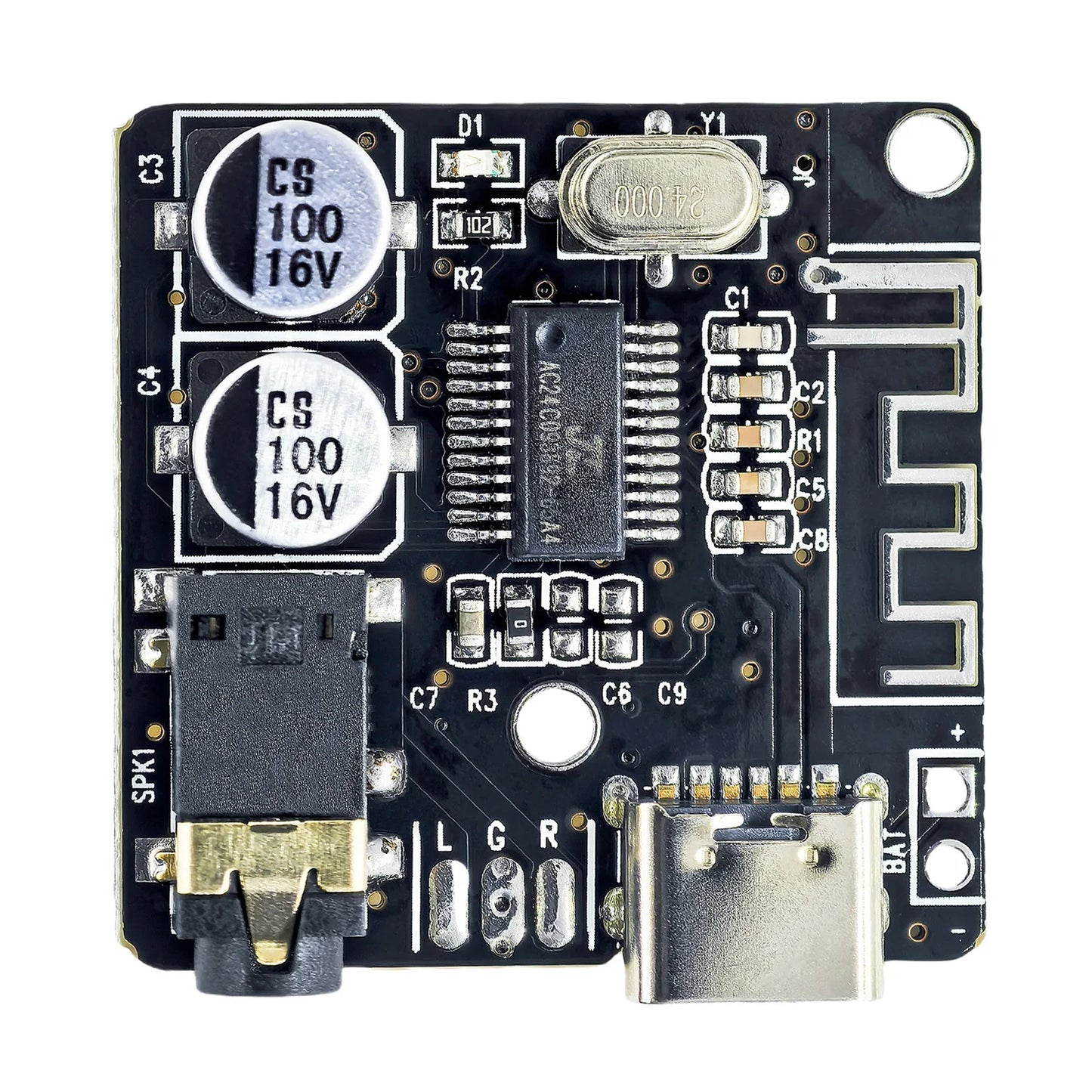 VHM-314 Bluetooth 5.0 Audio Receiver Board 3.7-5V Wireless Stereo MP3 Lossless Decoder XY-BT-Mini