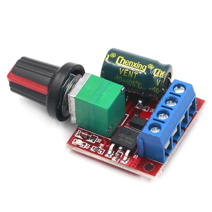 1PC DC-DC 4.5V-35V Low Voltage Motor Speed Controller 5A 90W PWM 12V DC Motor Speed Controller Module Adjustable Drive Module