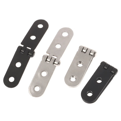 2pcs 180 Degree Screw-On Hinges For Sewing Machine Cabinet Door Hinge  Foldable Hinge Flap Furniture Hardware Accessories