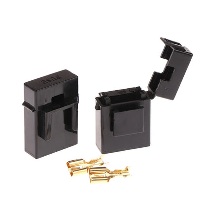 New 10Pcs AC Assembly Blade Type Auto Insurance Plug Standard Fuse Box With 20 Terminals Middle Car Fuse Holder