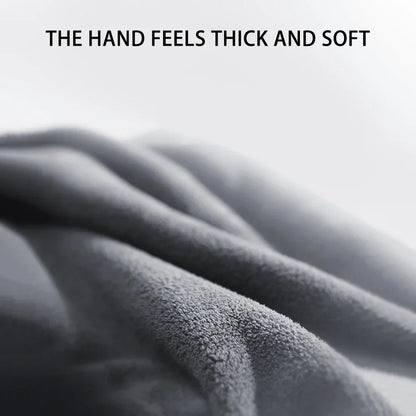 New High-end Microfiber Car Wash Towel Soft Drying Cloth Car Body Towels Double Layer Plush Thicken Water Absorption Car Rag