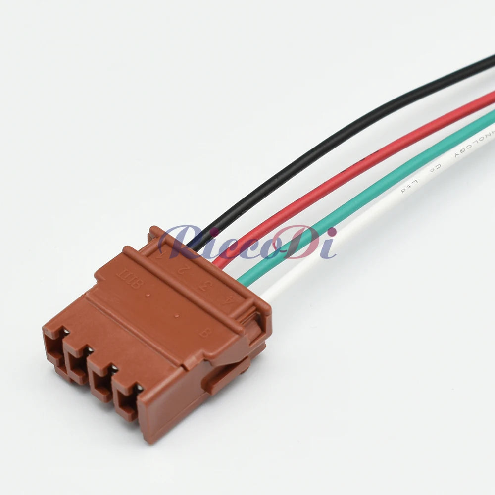 4 Pin 4.8mm Series Brown Wire Car Electrical Connector DJ7041-4.8-11/21 With Terminal for VW Audi Toyota Nissan