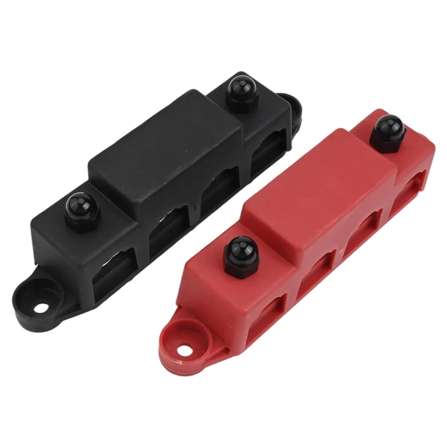 168*54mm DC Busbar Busbar Distribution Block For Power Systems Current Capacity Power Distribution Block 62.5A Rated Terminals