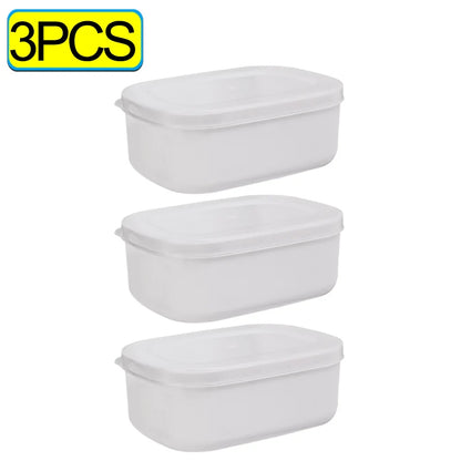 Food Sealed Crisper Refrigerator Food Vegetable Fruit Storage Container Rice Packaging Box Thermostability Kitchen Storage Boxes