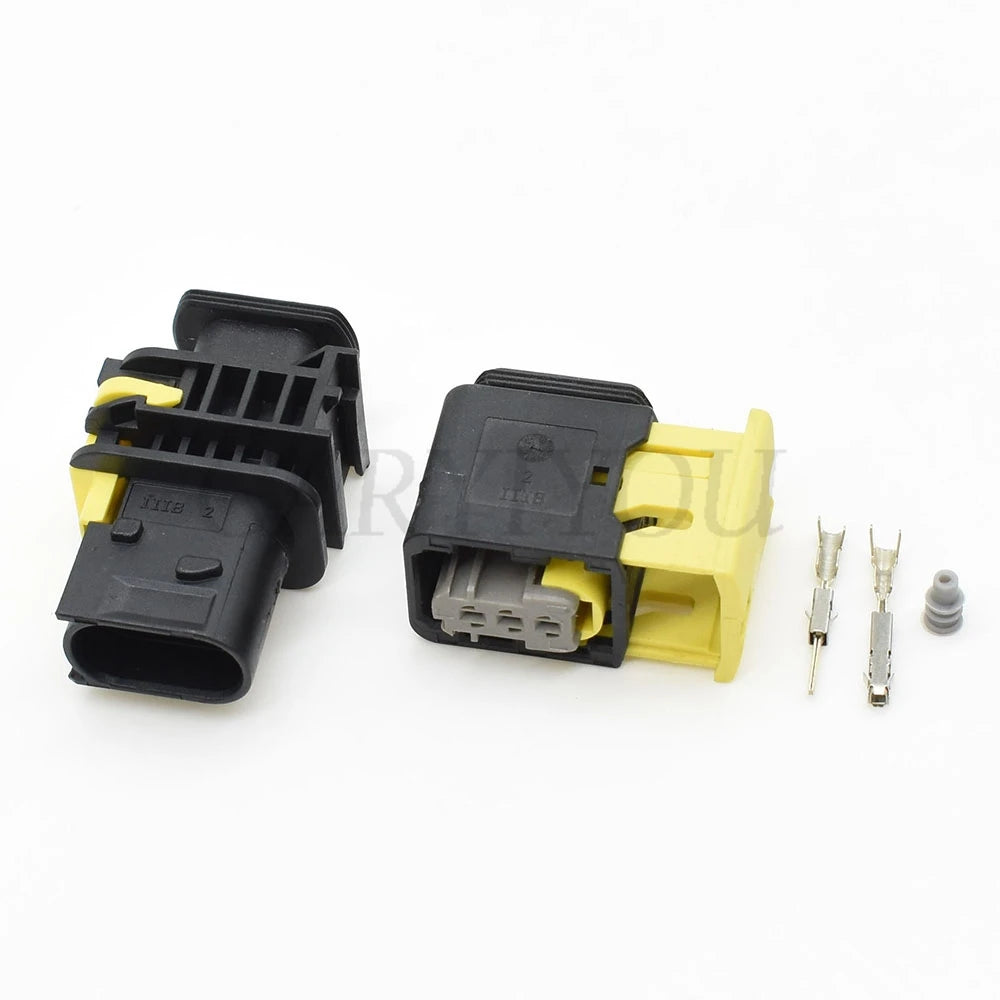 3-Pin 1.5mm Waterproof Female Connector 1-1418448-1 1-1670730-1 DJ70380A-1.5 for Mercedes-Benz