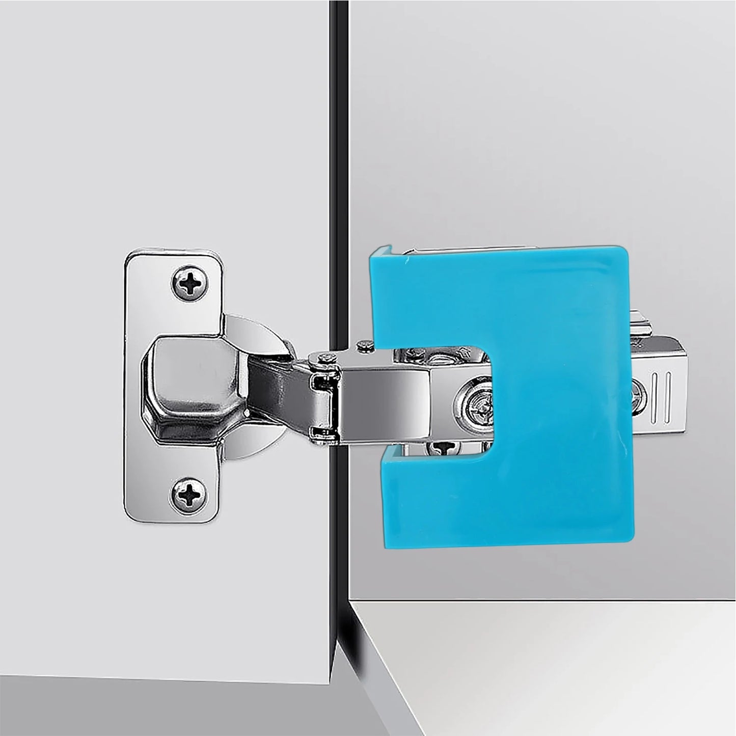 10/1Pcs Hinge Quick Installation Assistant Door Panel Gap Quick Adjustment Magnetic Cabinet Door Hinge Installation Fixed Plate
