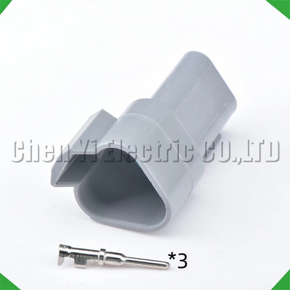 3 Pin Waterproof DT Connector Plug DT06-3S DT04-3P Pigtail