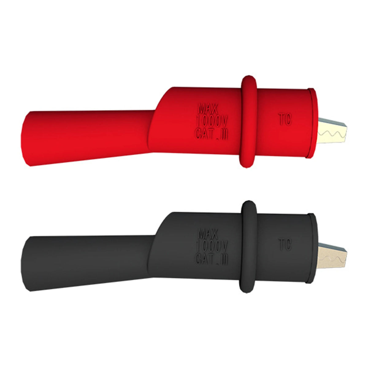 High Voltage Clips Test Leads Testing Equipment Versatile Connection Soldered Joints Ergonomic Grip For Multimeter Probes