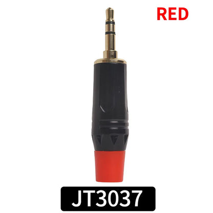 Gold-Plated 3.5mm Stereo Audio Plug Connector DIY Soldering Jack for Headphone Microphone Speaker AUX Cable