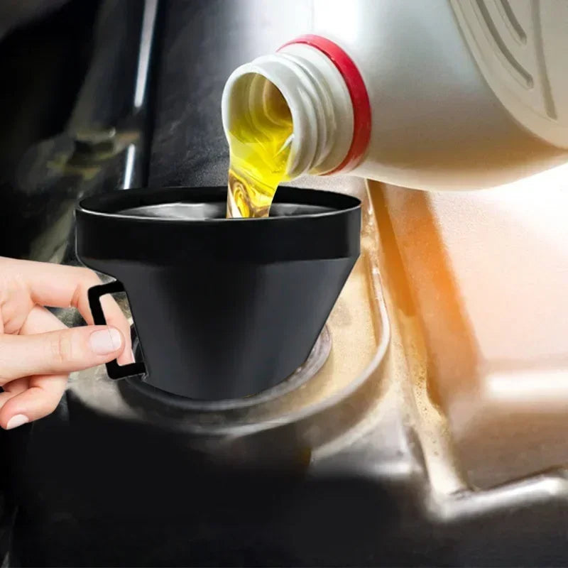 Engine Refueling Funnel with Filter for Car Motorcycle Truck Oil Gasoline Filling Strainer Extension Pipe Hose Funnels Tool