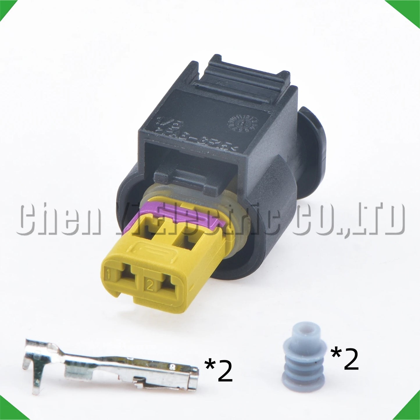 2 Pin Waterproof Injector Connector VVT Solenoid Valve Plug for VW