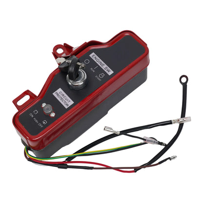 Engines Generator Pump Ignition Switch 168F/170F 188F/190F 20.5 X 7 Cm/8.07 \\\\\\\"x 2.76\\\\\\\" Iron Red+black Brand New