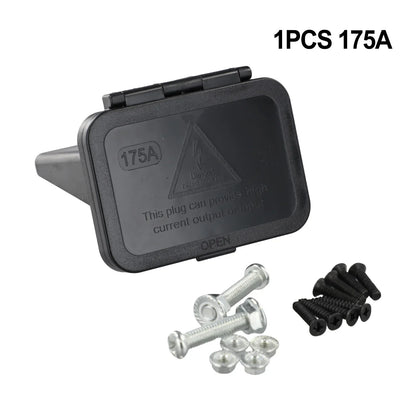 175A Anderson Plug Connector Flush Mount Bracket Panel Cover for Caravan Base Installation Wire Connectors