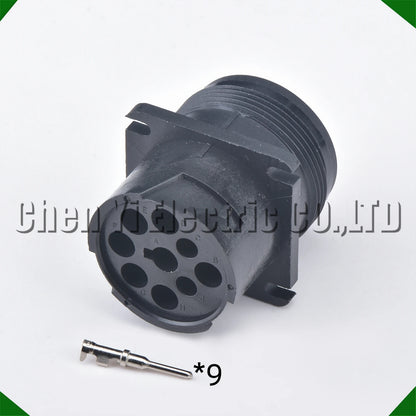 9 Pin Automotive Waterproof Diagnostic Connector – Circular Wire Harness Plug HD16-9-1939P/HD16-9-1939S for Deutsch J1939 Truck