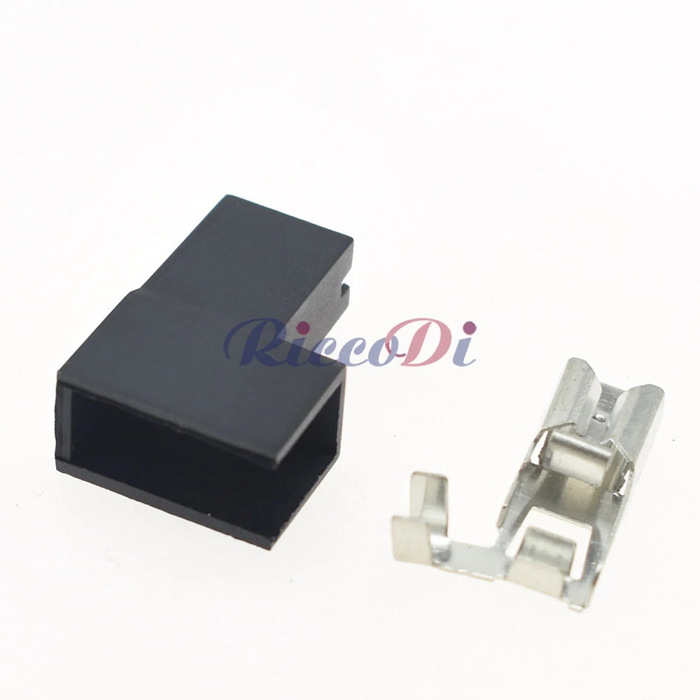 DJ7019C-6.3-21 Waterproof Automotive Female Connector — 1-Pin 6.3mm Ignition Coil Wiring Plug with Terminal