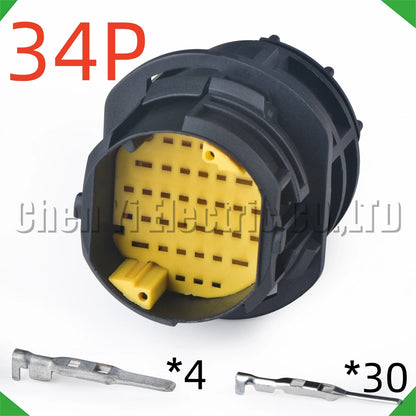 34 Pin Automotive Connector DTBFHPE34BKSV 9645118180 320454B03 Wire Harness Plug