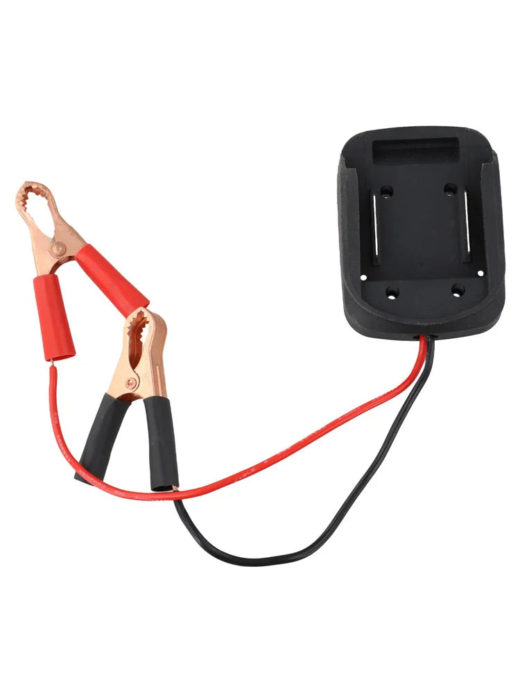 BL1830 Replacement Battery Adapter Jump Starting Batteries Strong Grip Clamps Booster Battery Cables Easy To Use For BL1815
