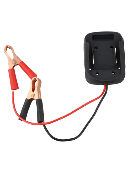 BL1830 Replacement Battery Adapter Jump Starting Batteries Strong Grip Clamps Booster Battery Cables Easy To Use For BL1815