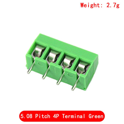 10pcs KF301 5.08mm Plug-in Screw Terminal Connector 2P/3P/4P Blue/Green