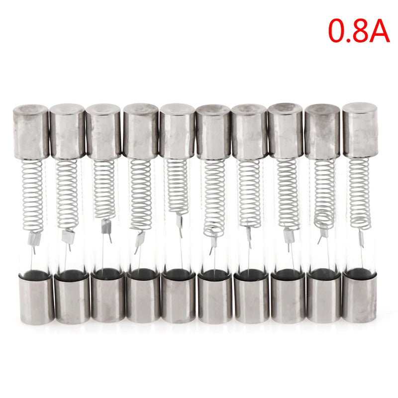 10PCS 5KV Microwave Oven Fuse High Voltage Fuse 0.65A 0.7A 0.75A 0.8A 0.9A