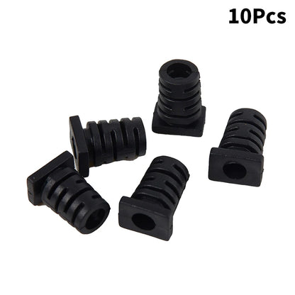 10pcs Rubber Strain Relief Cord Boot 5.0mm Cable Protector Sleeve