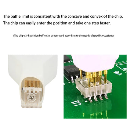 SOP8/WSON8/QFN8 Mini Spring Pin Test Probe for IC Programming and Hard Drive Repair