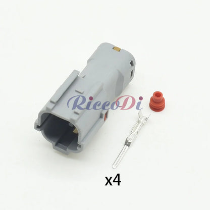 4 Pin 2mm Waterproof Connector 7123-7444 7222-7444-40 DJ7041Y-2 Male Female Automotive Wiring