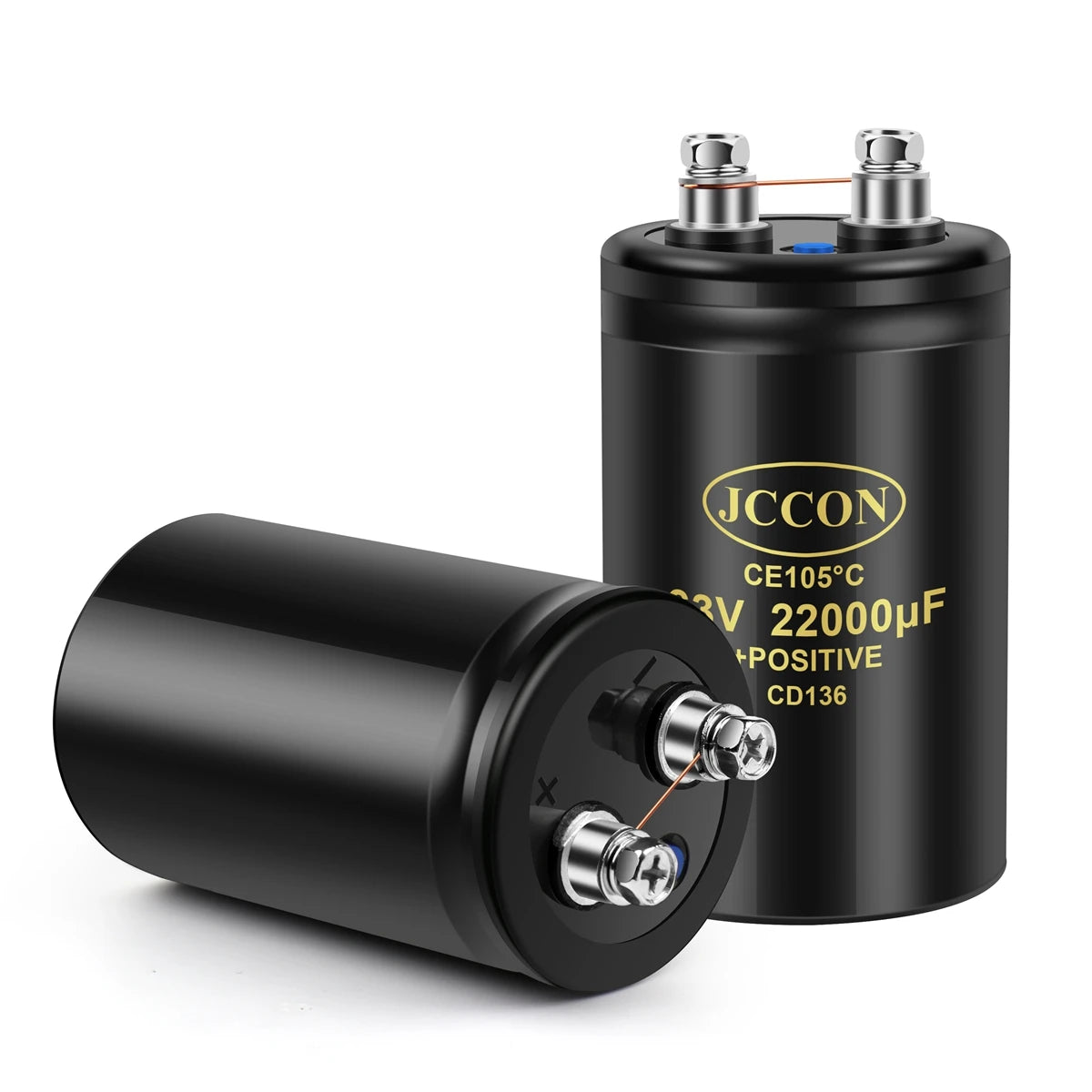 400V 3300µF CD136 Bolt Electrolytic Capacitor 63.5x105mm CE 105℃ With Bracket 2000H