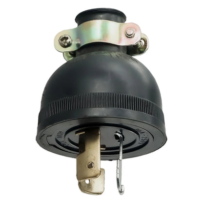 2KW Generator Anti-Loose Plug, 168F/170F GX160 Three-Pole America Plug, AC 250V 30A Generator Parts