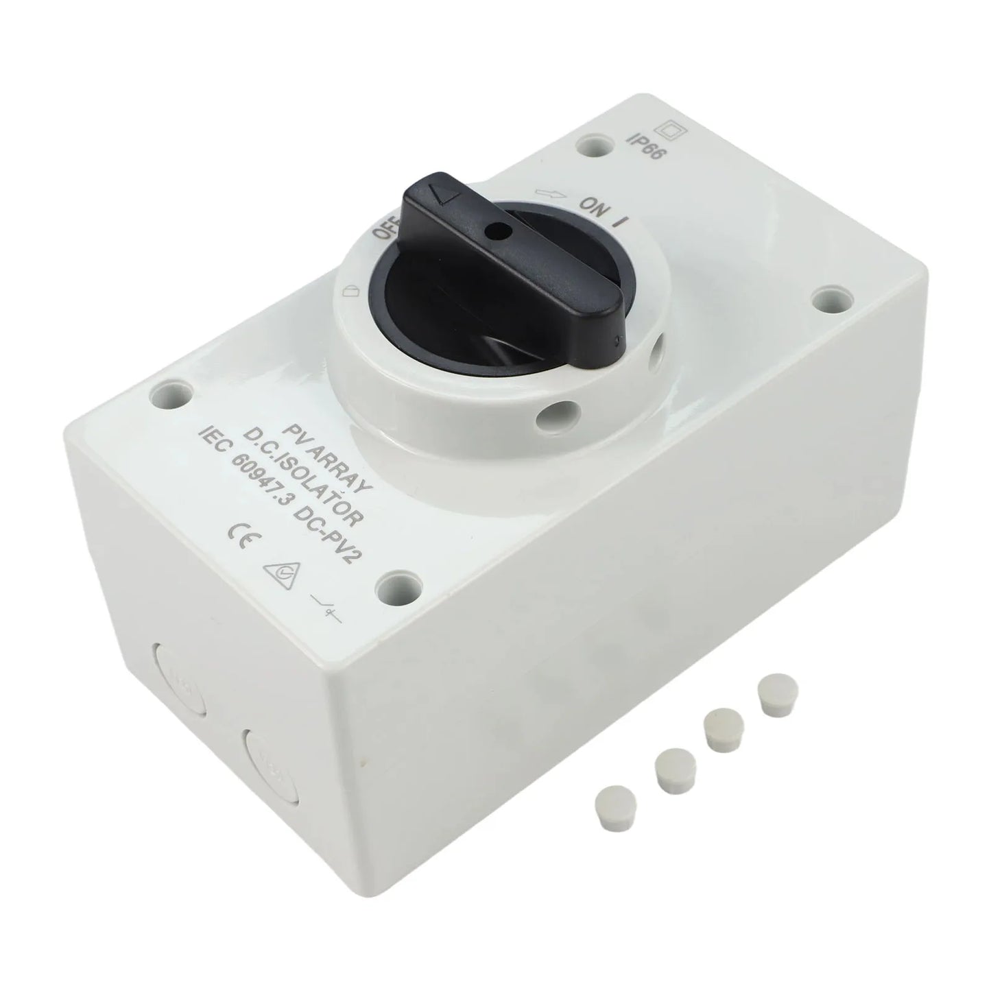 50 60HZ Isolation Switch Isolation Switch From 300V To 1000V Gray Plastic Silver Contacts 32A 1000V Above 440V