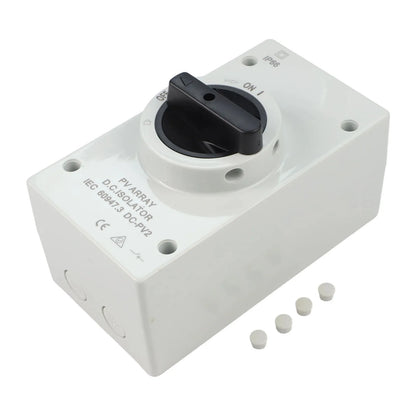 50 60HZ Isolation Switch Isolation Switch From 300V To 1000V Gray Plastic Silver Contacts 32A 1000V Above 440V