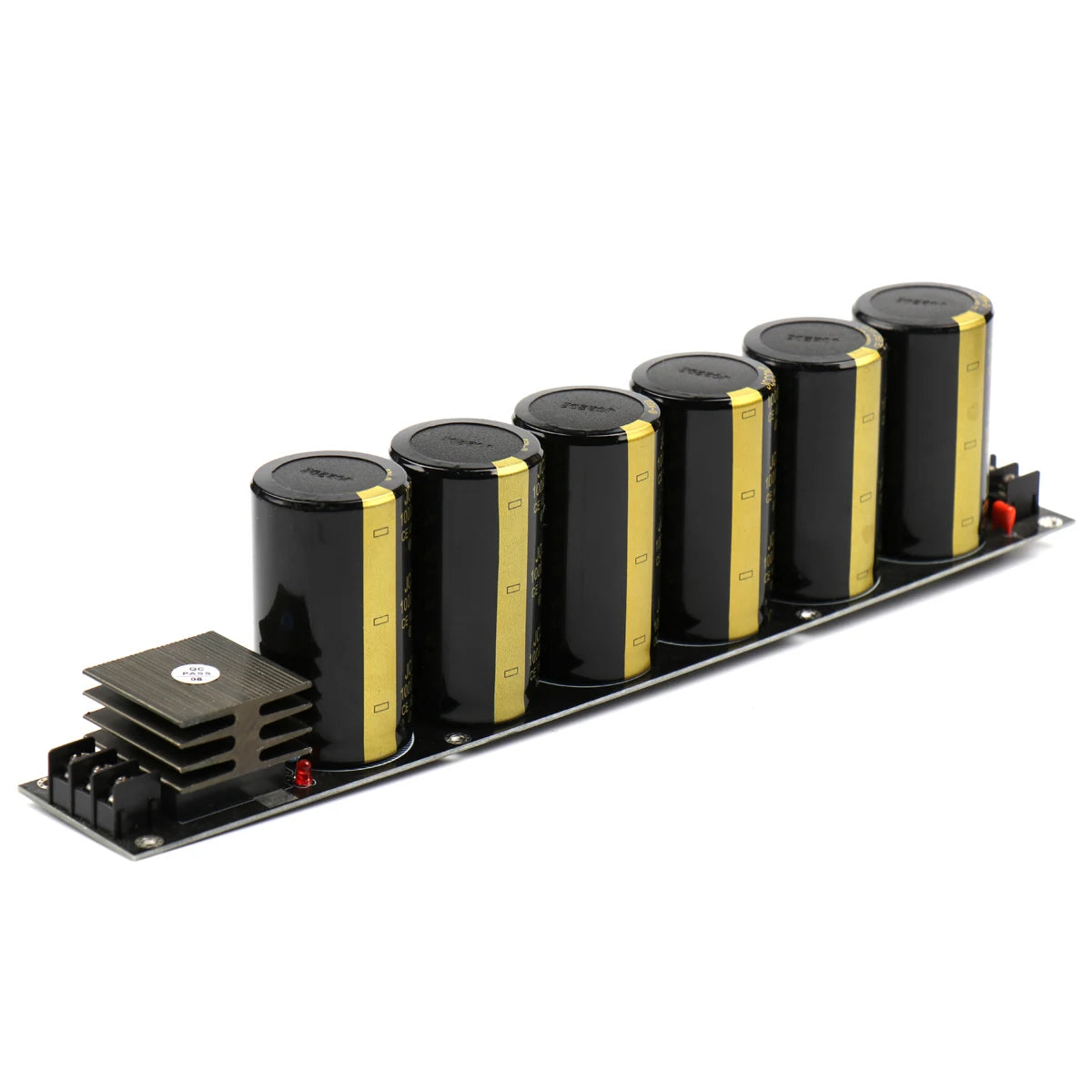 Schottky Rectifier Power Supply Board with 6 Capacitors for DIY Speaker Amplifier