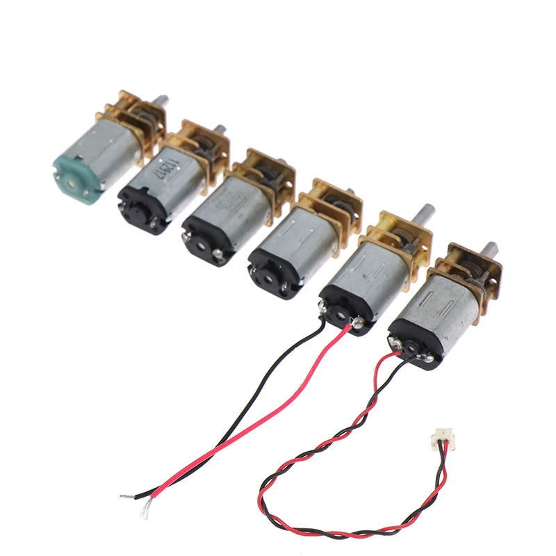 1pc Metal Gearbox Reducer  Electric Motor DIY Toy Micro N20 Gear Motor Slow Speed