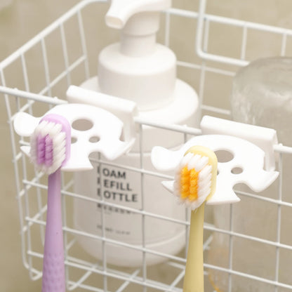 10/1PCS Plastic Toothbrush Holder Travel Organizer Removable Stand for Toothbrush Cup Storage Household Bathroom Accessories