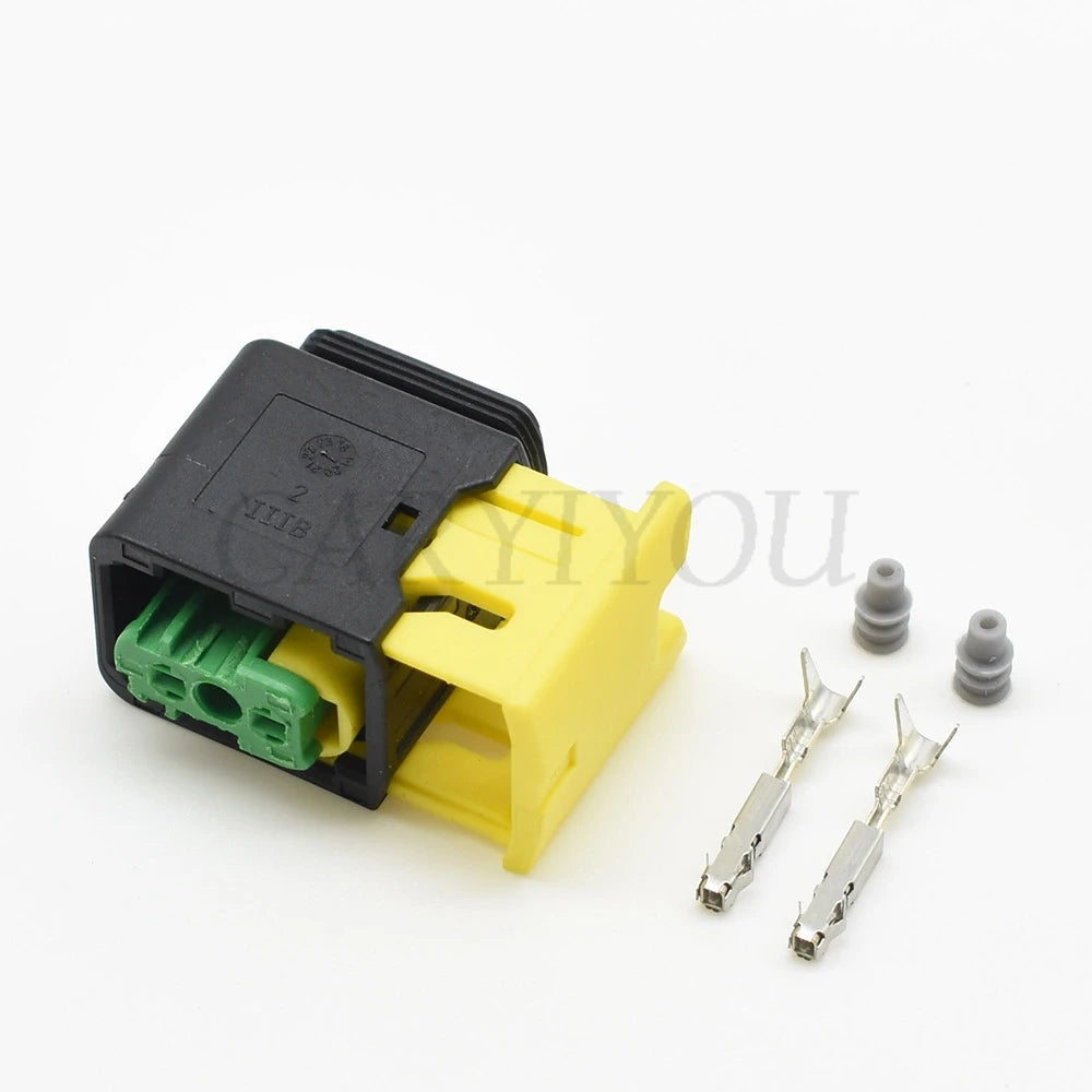 3 Pin 1.5 Series AC Assembly High Temperature Resistance Connector 3-1418448-1 Green New Energy Wire Cable Socket